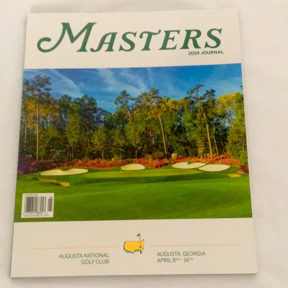 2019 Masters Journal. Collector’s love this one! ⛳️ the year Tiger wins!